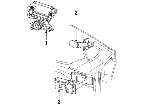 1991 Pontiac Grand Prix Air Intake Diagram 1 - Thumbnail