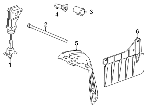 2023 Chevy Tahoe Spare Tire Carrier Diagram