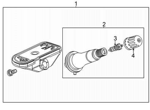 2022 Chevy Tahoe Tire Pressure Monitoring, Electrical Diagram