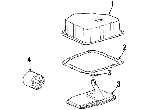 2002 Saturn SC1 Transaxle Parts Diagram