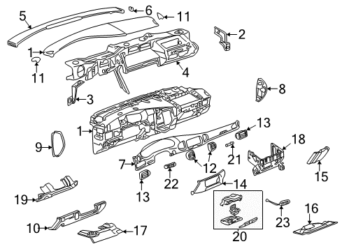 1998 Buick Regal Plate Assembly, Instrument Panel Accessory Trim *Neutral Medium Diagram for 10440277