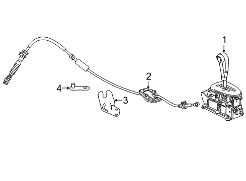 2014 Chevy Spark EV Center Console Diagram 1 - Thumbnail