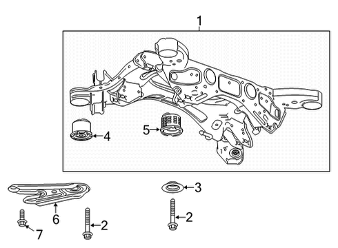 2022 Buick Envision Suspension Mounting - Rear Diagram 2 - Thumbnail