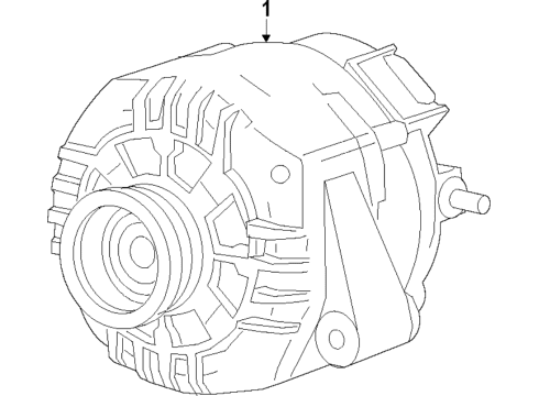 2019 Cadillac XTS Alternator Diagram 1 - Thumbnail