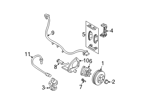 2005 Chevy Venture Front Brakes Diagram