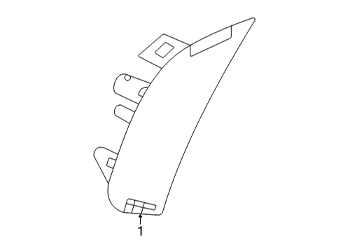 2022 Cadillac Escalade ESV Lamp Assembly, Front Si Mkr Diagram for 84776453