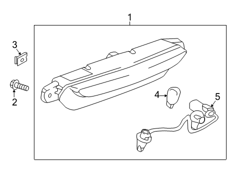 2016 Cadillac CT6 Backup Lamps Diagram