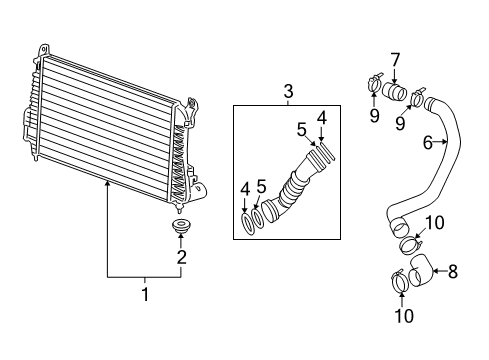 2010 Chevy Silverado 2500 HD Intercooler Diagram