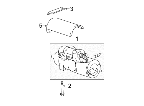 1996 Chevy K1500 Starter, Electrical Diagram 1 - Thumbnail