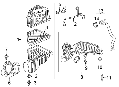 2019 Chevy Blazer Air Intake Diagram 2 - Thumbnail