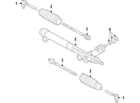 2009 GMC Savana 2500 P/S Pump & Hoses, Steering Gear & Linkage Diagram 2 - Thumbnail