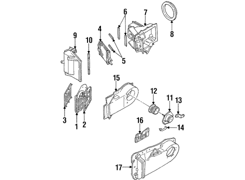 1993 Pontiac Bonneville Air Conditioner Diagram 2 - Thumbnail