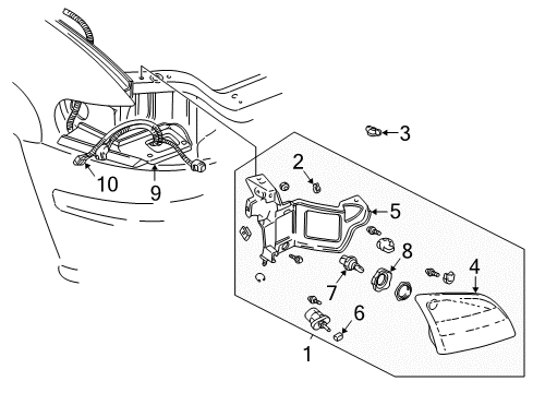 2003 Chevy Venture Bulbs Diagram