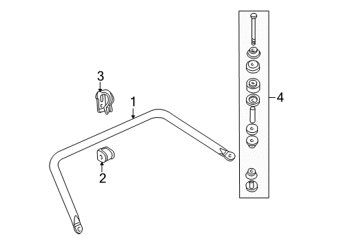 2003 Cadillac Seville Rear Suspension, Control Arm Diagram 3 - Thumbnail