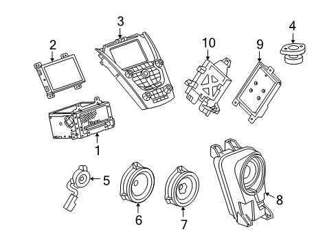 2010 GMC Terrain Sound System Diagram