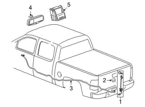 2009 Chevy Silverado 3500 HD Electrical Components Diagram 1 - Thumbnail