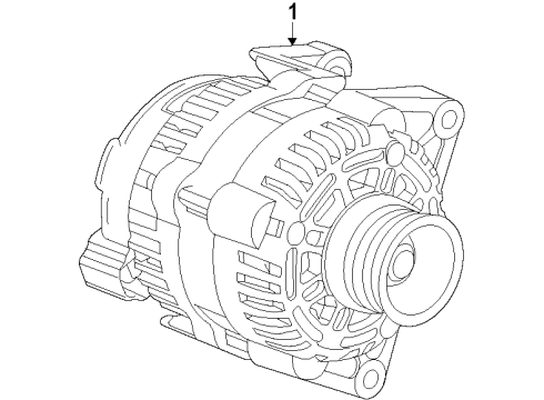 2014 Chevy Spark Alternator Diagram 1 - Thumbnail