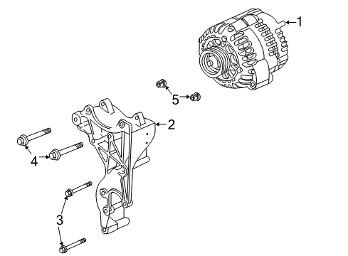 2011 GMC Savana 2500 Alternator Diagram 1 - Thumbnail