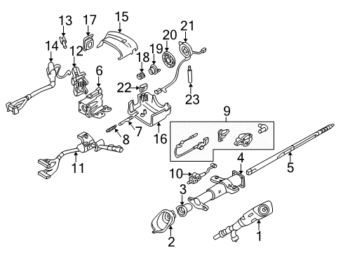 2002 Chevy Astro Ignition Lock, Electrical Diagram 2 - Thumbnail