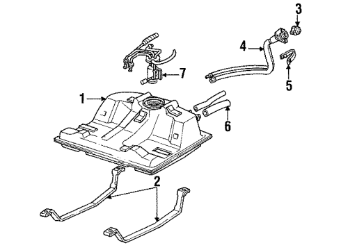 1994 Buick Regal Fuel Supply Diagram