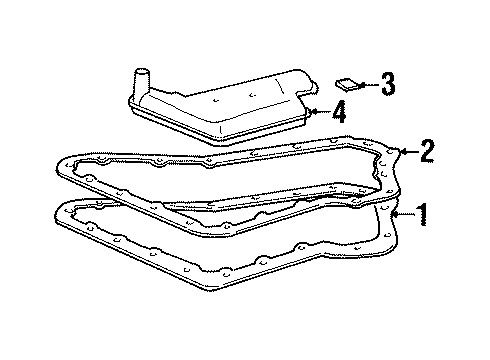 1996 Pontiac Bonneville Transaxle Parts Diagram