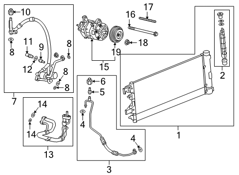 2021 GMC Sierra 1500 Air Conditioner Diagram 2 - Thumbnail