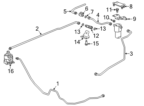 2016 Chevy Impala Seal, Cng Low Pressure Regulator Pipe (O Ring) Diagram for 52368709