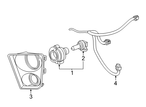 2015 Chevy Camaro Chassis Electrical - Fog Lamps Diagram