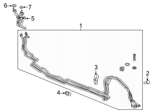 2021 Buick Enclave A/C Condenser, Compressor & Lines Diagram 2 - Thumbnail