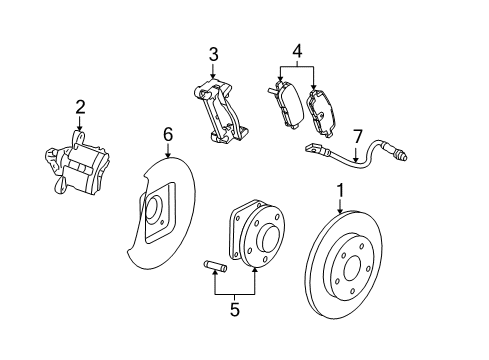 2008 Buick LaCrosse Rear Brakes Diagram