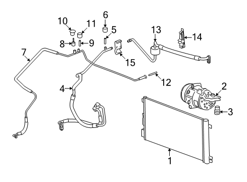 2009 Saturn Aura Switches & Sensors Diagram 1 - Thumbnail