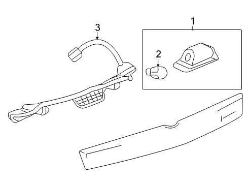 2010 Cadillac SRX Bulbs Diagram 5 - Thumbnail