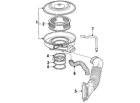 1992 Chevy S10 Heated Air Intake Diagram 3 - Thumbnail