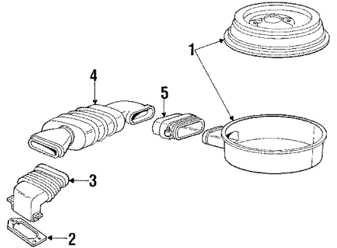 1987 GMC G2500 Air Intake Diagram 2 - Thumbnail