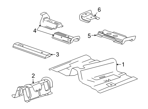 2011 Cadillac CTS Floor Diagram 2 - Thumbnail