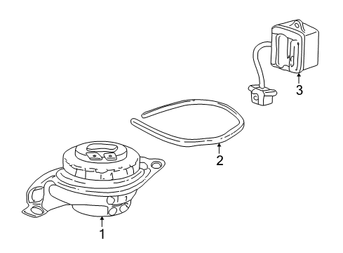 1999 Cadillac Seville Blower Motor & Fan, Air Condition Diagram