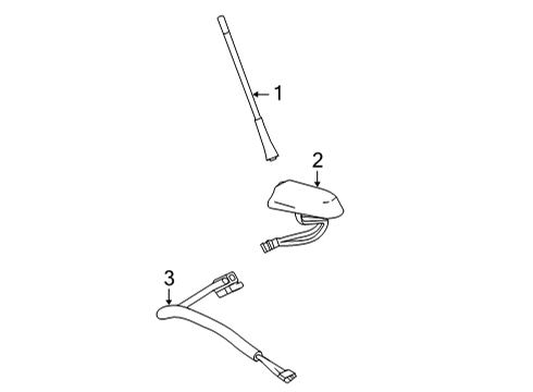 2024 Chevy Trailblazer Antenna & Radio Diagram