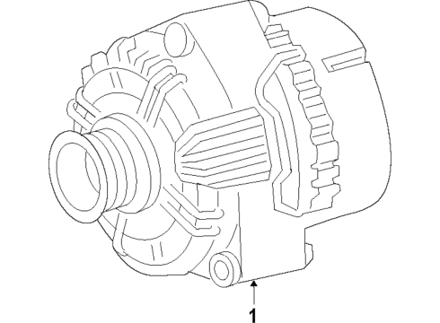 2015 Chevy Impala Alternator Diagram 1 - Thumbnail