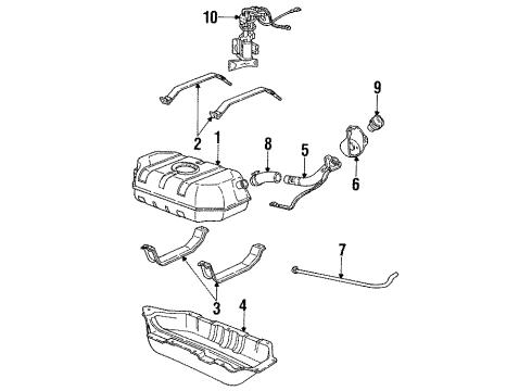 1985 Chevy S10 Blazer Fuel Supply Diagram