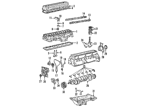 2006 GMC Envoy Engine Parts & Mounts, Timing, Lubrication System Diagram 2 - Thumbnail