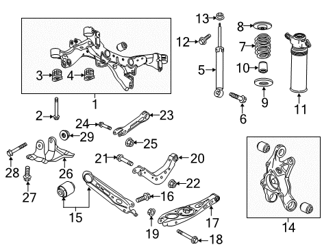 2021 GMC Terrain Rear Suspension Diagram 1 - Thumbnail