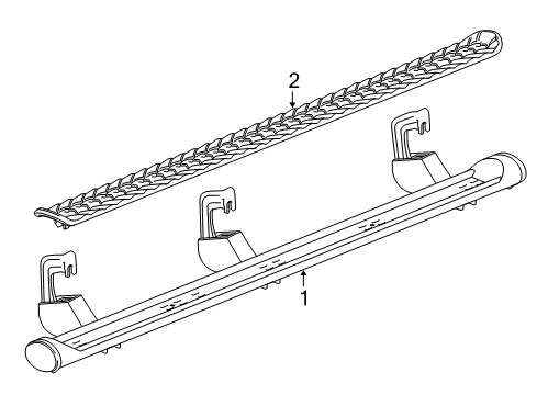 2020 GMC Yukon Running Board Diagram 5 - Thumbnail