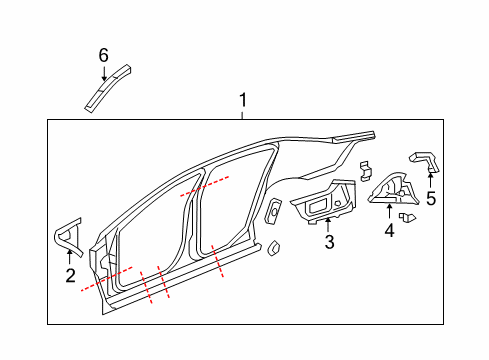 2006 Buick Lucerne Uniside Diagram 2 - Thumbnail