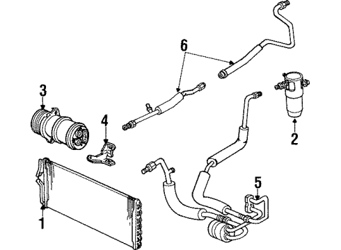 1988 Pontiac Bonneville Air Conditioner Diagram