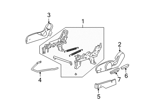 2006 Chevy Equinox Tracks & Components Diagram 2 - Thumbnail