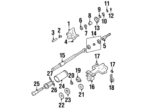 2003 Oldsmobile Aurora Housing & Components Diagram