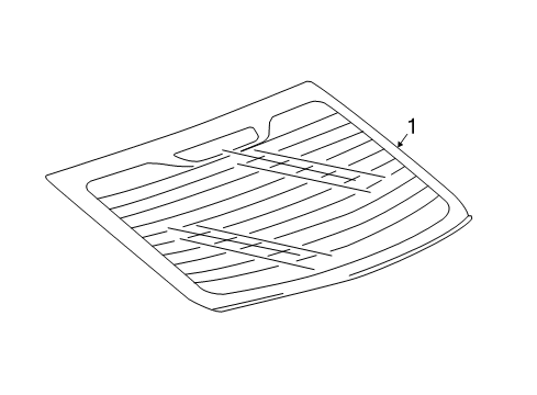 2019 Buick LaCrosse Back Glass Diagram