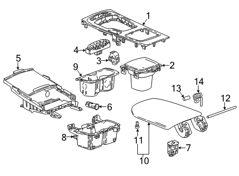 2019 Buick Regal TourX Parking Aid Diagram 1 - Thumbnail