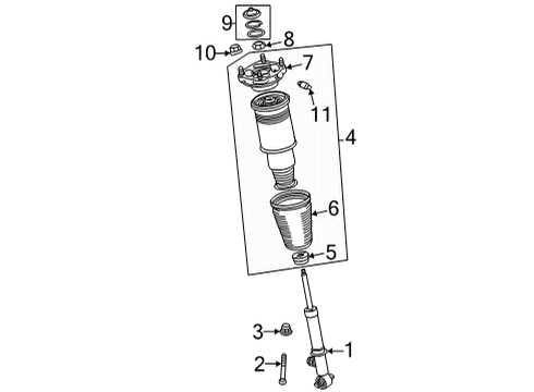 2022 GMC Hummer EV Pickup Shocks & Components  Diagram