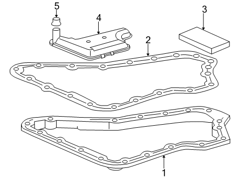 2004 Pontiac Grand Prix Automatic Transmission, Maintenance Diagram